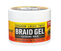 Braid Gel Extreme Hold - Braiding Gel for Cornrows, Locks, & Twisting, Moisturizing Edge Control for Women & Men, Natural Formula for Extreme Hold - 5 Oz