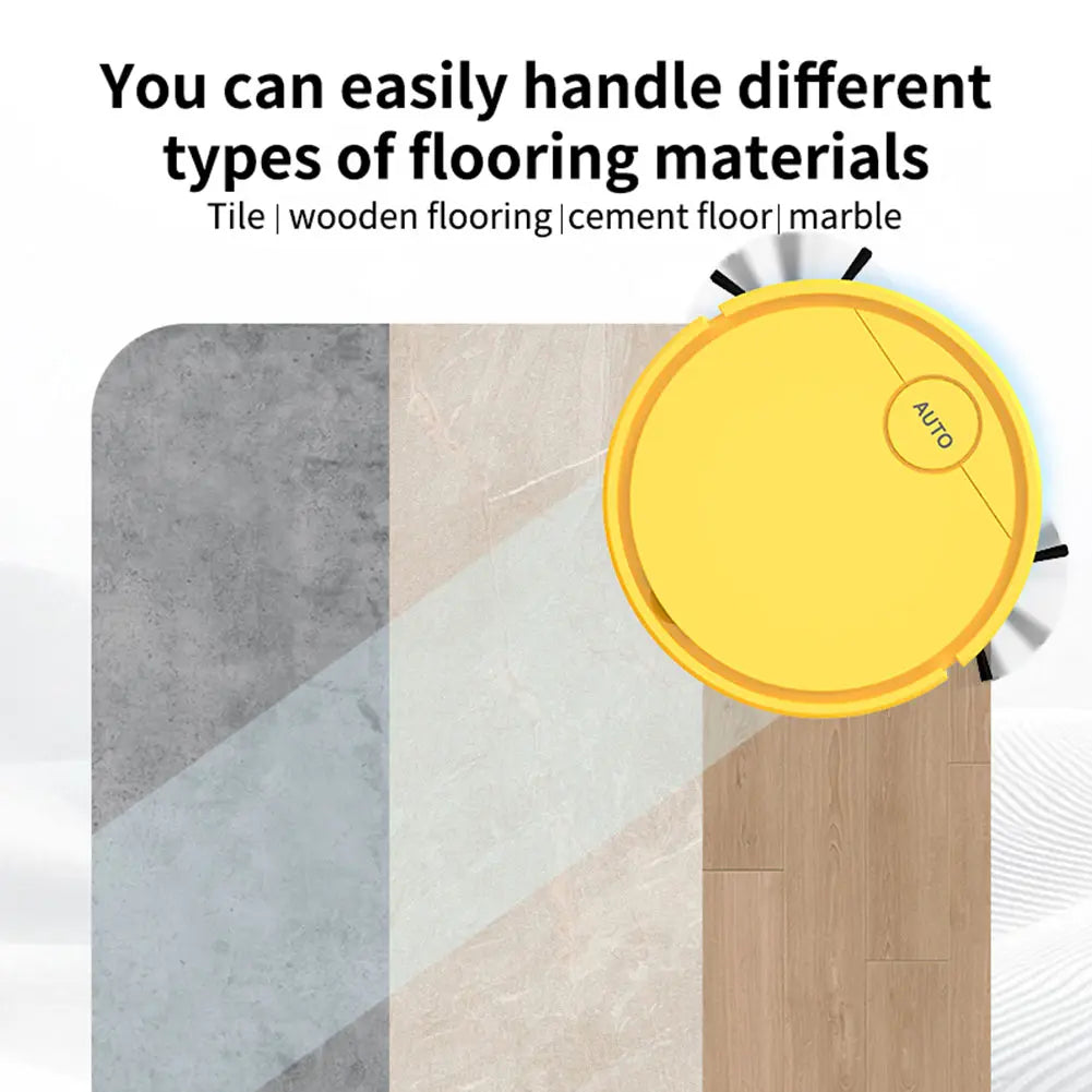 Compact Cordless Rechargeable Vacuum and Mop - Quiet Household Floor Care Tool, Wet Mopping Sweeper for Desktop & Floor Cleaning, Hair & Dust Particle Pickup