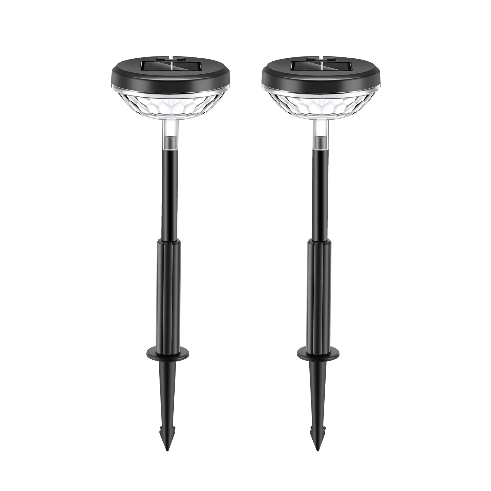 Nupostai Upgrade Bright Solar Pathway Lights,Multicolor & Warm White,Aesthetic Solar Ground Lights with Sunflower Pattern,Diy Height,External Switch,Ip67 Waterproof,Auto On/Off LED Lamp for Lawn Yard Backyard Patio Walkway Sidewalk Landscape Decor