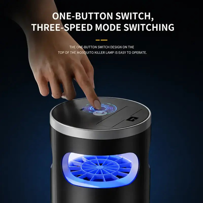 【Summervibes】Indoor Insect Trap - Effective Suction & UV Light Catcher for Mosquitoes, Fruit Flies, Gnats & Moths - Quiet & Non-Zapper for Home