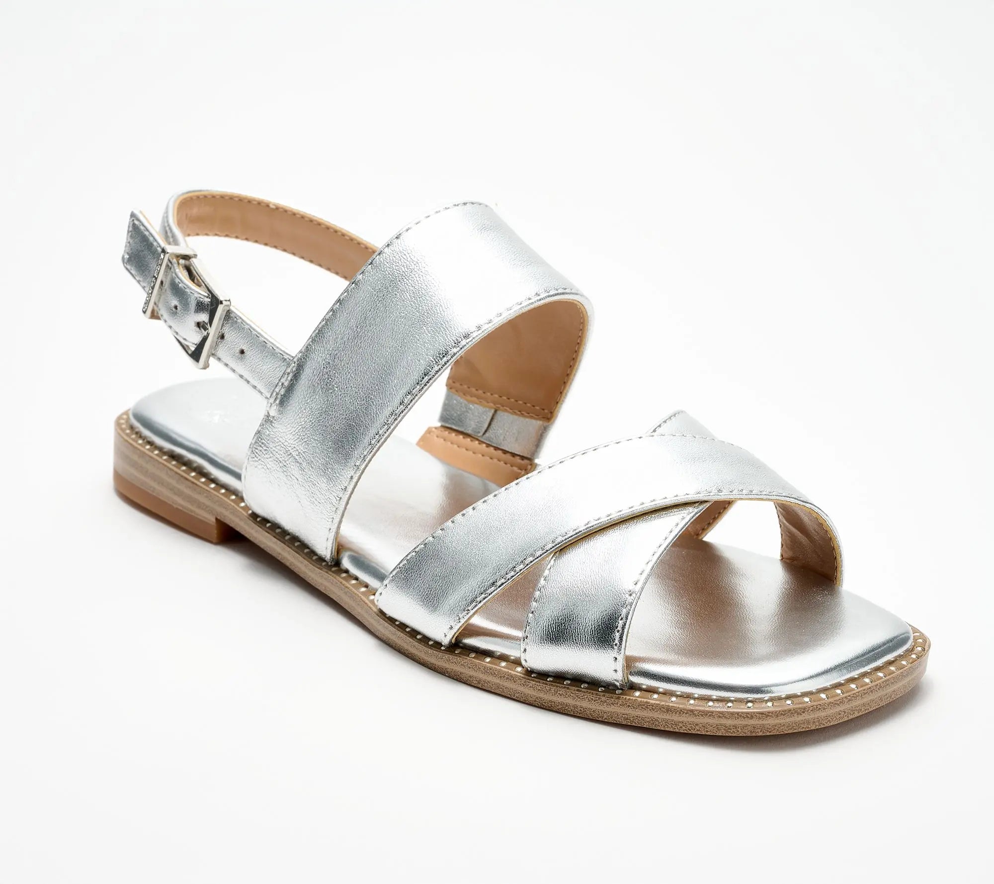Vince Camuto Leather Backstrap Sandals - Naima